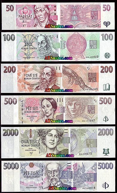 Czechia Banknotes Czechia Paper Money Catalog And Czech Currency History