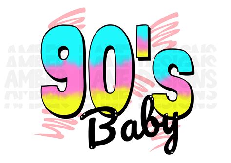 90s Baby Png Sublimation Born In The 1990s Quote Etsy