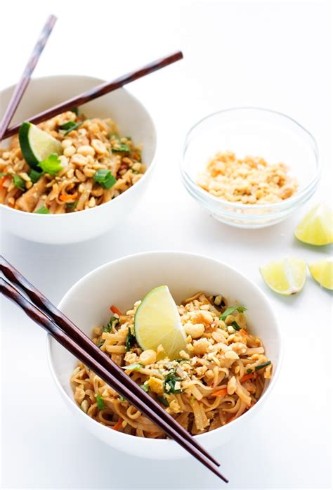 What makes these pad thai noodles my absolute favorite is the homemade sweet and spicy sauce. Easy Chicken Pad Thai Recipe | Little Spice Jar