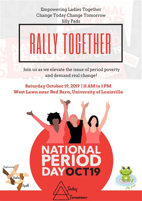 National Period Day Rally Red Barn Louisville October 19 2019