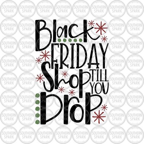 Black Friday Black Friday Shop Till You Drop Black Friday Etsy