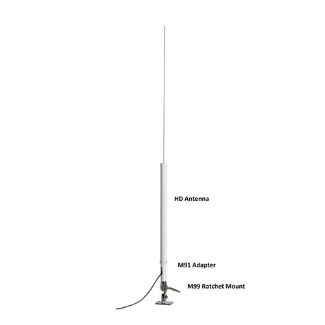 vhf marine radio antenna 6db at 156 mhz marine antennas morad antenna