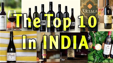 Top 10 Red Wine Brands In India With Price Youtube