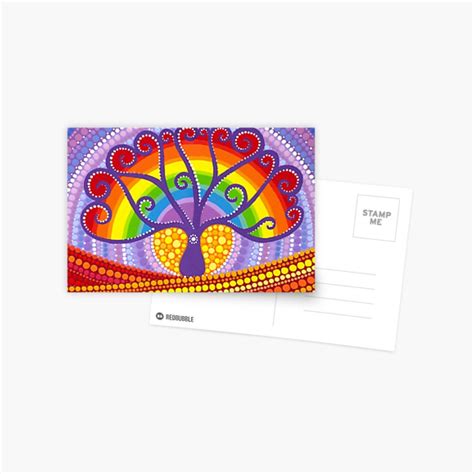 Rainbow Boab Tree Of Life Postcard By Elspethmclean Redbubble