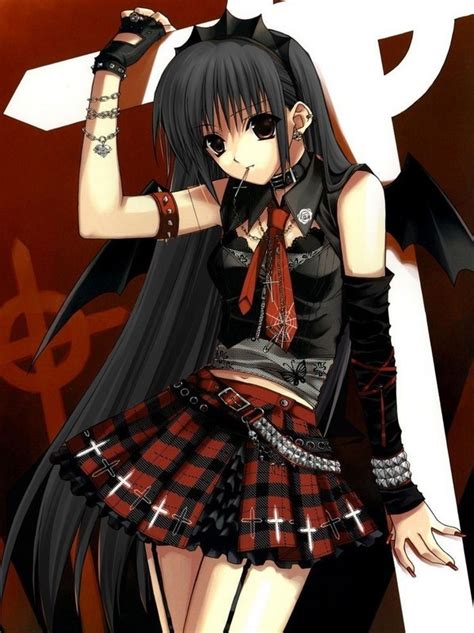 Animes Anime Girl Gothic And Emo