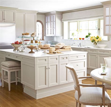 Pale Neutral Kitchens A Barbara Barry Kitchen With Cabinets Changed