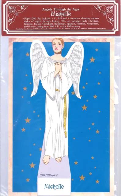Vintage Tom Tierney Paper Doll Angels Through Ages Michelle