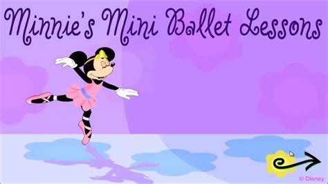 Minnies Mini Ballet Lessons Minnies Bow Toons Minnie Mouse Dance