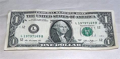 2013 1 Dollar Bill Us Bank Note Date Year Birthday 1979 7169 Fancy