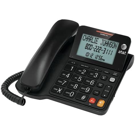 Atandt Corded Speaker Phone With Caller Id Atcl2940 The Home Depot