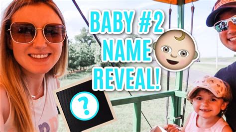 Official Name Reveal Of Our Second Baby Youtube