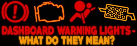Dashboard Warning Lights What Do They Mean Powerbulbs Uk