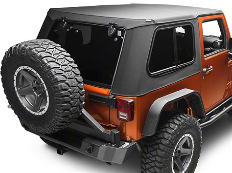 Bestop Jeep Wrangler Trektop Pro Hybrid Soft Top Black Twill 54852 17