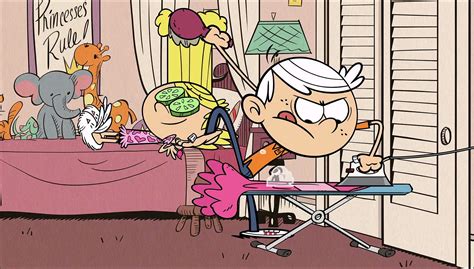 Image S1e14a Lincoln Ironing Lolas Dresspng The Loud House