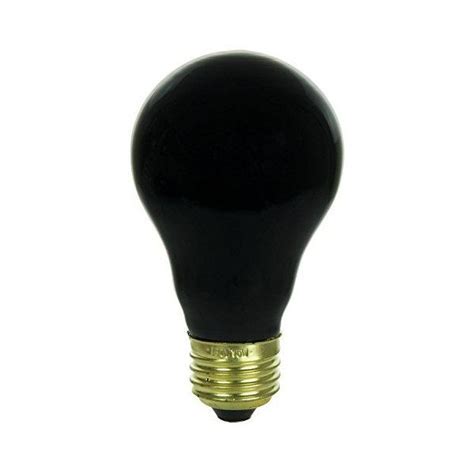 Sunlite 75 Watt A19 Black Light Light Bulb Medium Base Ceramic