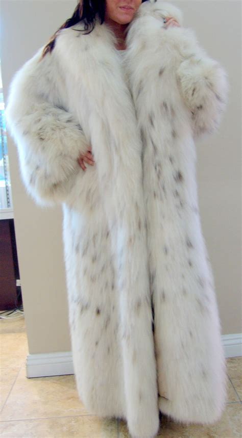 To Die For 29000 Obo White Lynx Fur Coat Fur Coats Pinterest