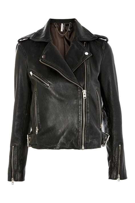 Black leather jackets in a variety of styles, from left, tichina arnold wears one over a trendy top, tisha campbell in a biker jacket, soledad o'brien in a moto jacket, octavia spencer in a bomber jacket. Black Leather Biker Jacket - Jackets & Coats - Clothing ...