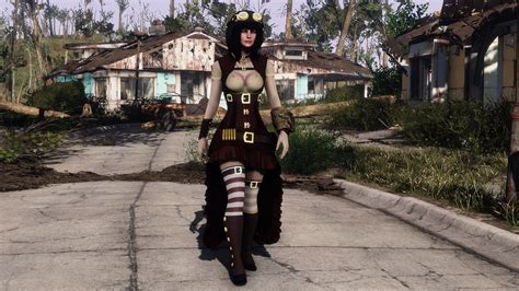 Ashara Fo4 Steampunk Lady Cbbe Bodyslide Vanilla At Fallout 4