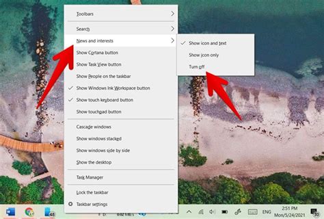 How To Use Windows 10 News And Interests Taskbar Widget Mashtips