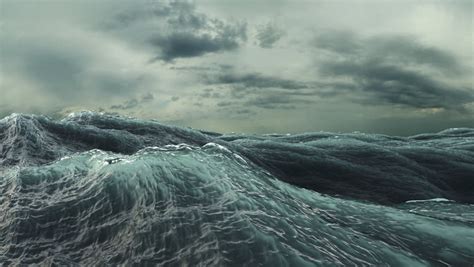 Realistic Stormy Ocean Seamless Loop Hd 1920x1080 High Definition