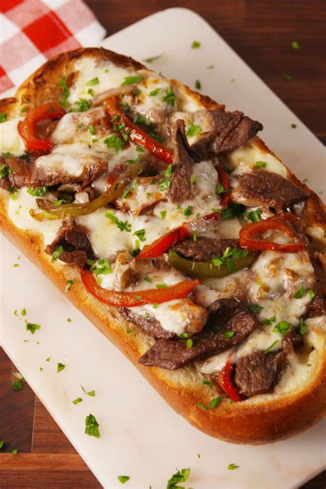 How to make philly cheesesteak cheesy bread? Best Philly Cheesesteak Cheesy Bread Recipe - How to Make ...