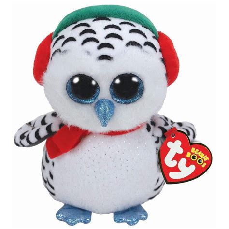 Ty Beanie Boos Christmas Limited Edition Nester The Winter Owl