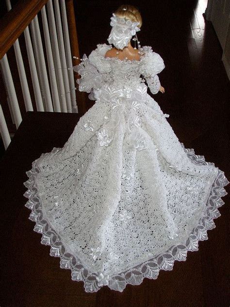 Crochet dress free pattern wedding. 10 Best images about Crochet Bed Dolls and Annie's ...