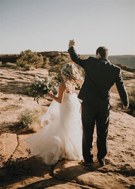 'an evening summer gathering in the mountains'—florals looked like they were plucked from a. Moab, Utah Elopement | Utah weddings, Utah destinations, Elopement photographer