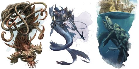 The Best Monsters For An Aquatic Setting In Dandd