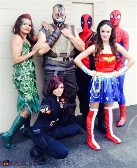 Villains Vs Heroes Group Halloween Costume