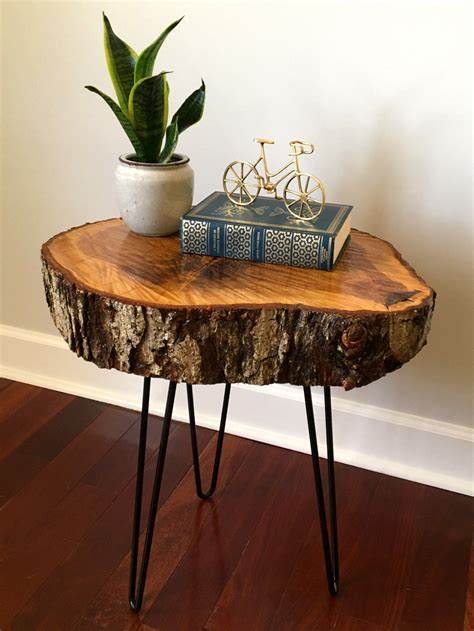 How To Make A Diy Tree Slice Table A Lively Mind