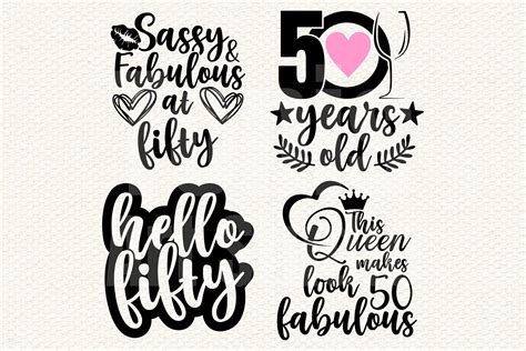 Drawing And Illustration Fifty Af 50th Birthday Svg 50 Png Cricut Cut File Digital Download Fifty