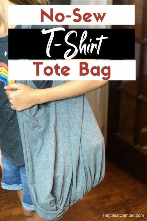 How To Make A No Sew T Shirt Bag