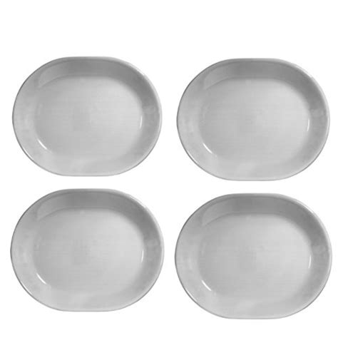 Corelle Oval Plates Corelle White Livingware Luncheon Plate 8 12 Inch Set Of 6 8 12