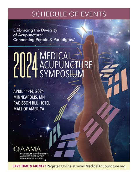 Schedule At A Glance American Academy Of Medical Acupuncture Aama
