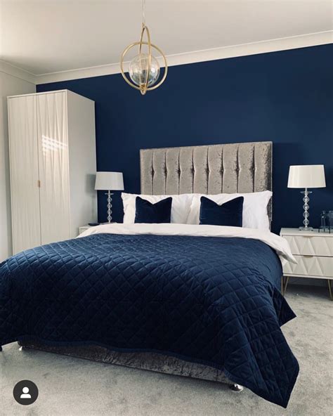 30 Navy Blue And Gray Bedroom
