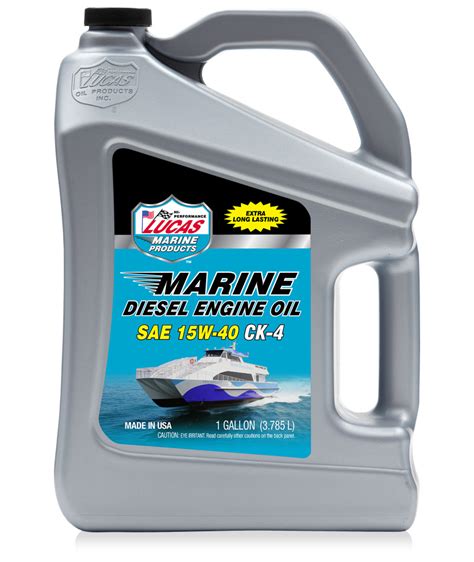 Marine Engine Oil Sae 15w 40 Ck 4 Oil Lucas Oil Products