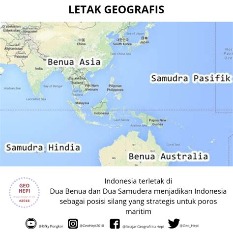 Letak Luas Dan Batas Wilayah Indonesia Geohepi