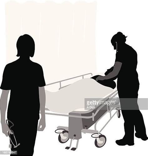Patient In Hospital Bed Silhouette Photos And Premium High Res Pictures