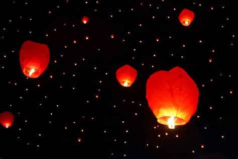 Floating Lanterns Free Stock Photo Public Domain Pictures