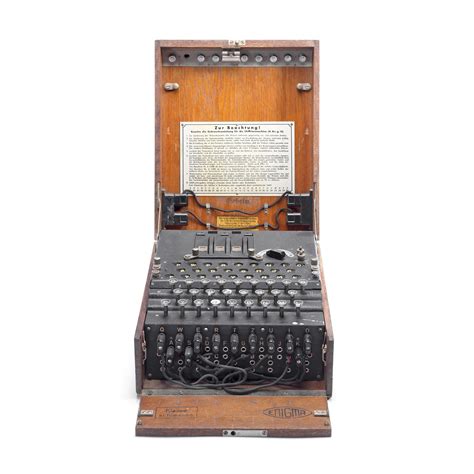 Wwii Enigma Cipher Machine Is A War Time Souvenir With A Hefty Muscle