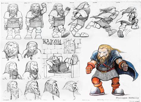 Philippe Mcnally Illustration Hakon The Viking