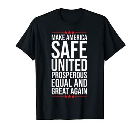 Make America Safe United Equal And Again Pride Trump 2020 T Shirt