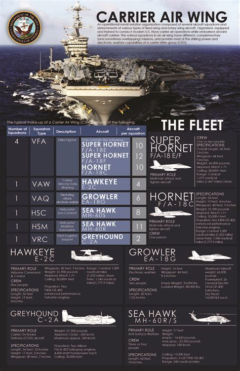 An Infographic Depicting The Composition Of An Aircraft Carrier Strike