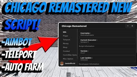 Roblox Chicago Remastered New Overpowered Script PASTEBIN 2022 YouTube
