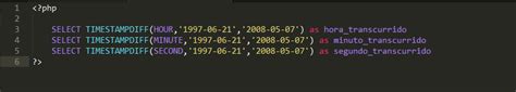 C Mo Podemos Calcular La Diferencia Entre Dos Fechas Con Mysql Aprende