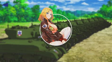 Anime Anime Girls Girls Und Panzer Kay Girls Und Panzer Piture In Picture Hd Wallpaper