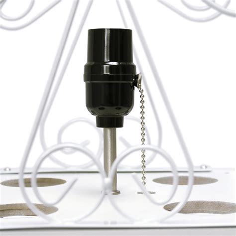 Features four shelves in its base to display your accents. Simple Designs Floor Lamp Etagere Organizer Storage Shelf ...