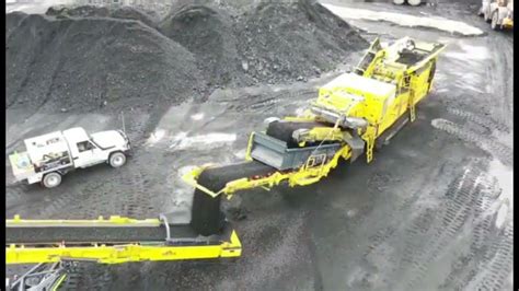 Impactor Keestrack R6h Impactor Crushing Coal To 50mm Youtube