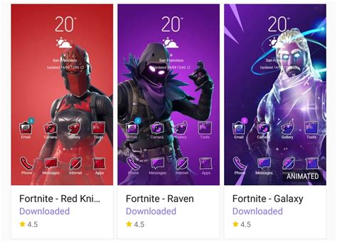 You Can Download Official Fortnite Samsung Themes On The Samsung Theme